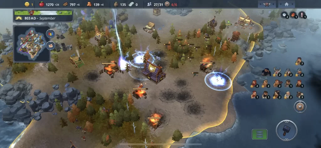 北境之地(Northgard):雪地边界的聚落、单位与移动端管理按钮