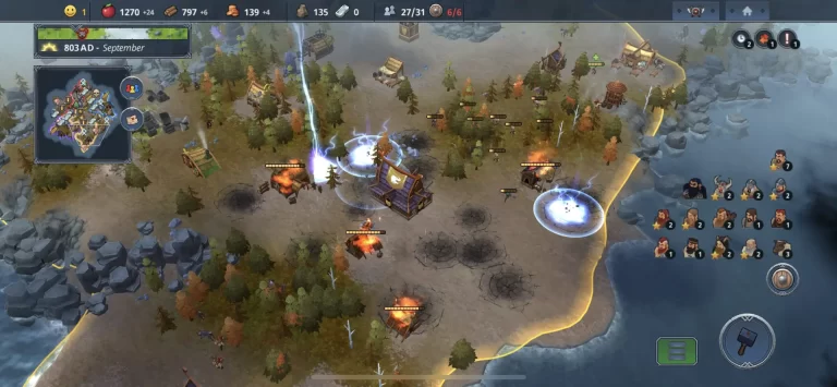 北境之地(Northgard):雪地边界的聚落、单位与移动端管理按钮